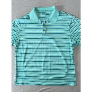 Nike 358363 Body Mapping Stripe Vented Polo Golf Shirt. Niagra Falls CC. Men's L